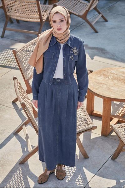 Alvina Stone Skirt Suit 45500
