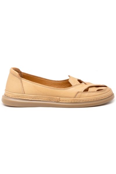 Mammamia D25Ya-0350 Skin Leather Comfort Women's Ballerinas