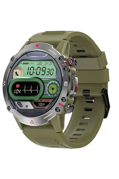 ideal STORE Smartwatch DiscoverWatch® idealSTORE, AMOLED 1.43 HD, Call Pickup, Notifications, AI Voice, Green C