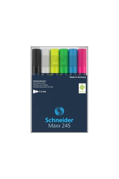 SCHNEIDER Maxx 245 Glass Marker 6/set