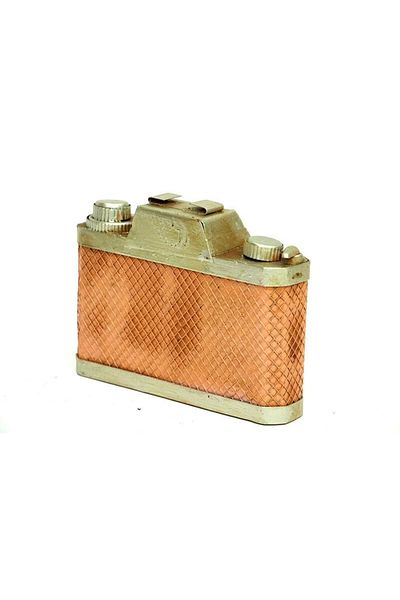 ECOME Decorative Metal Camera Figurine Home Office Gift