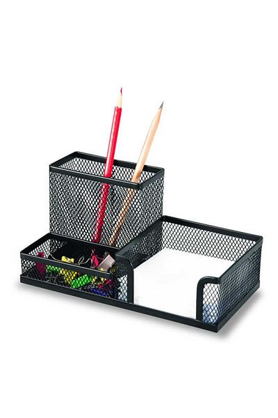 Linea Desktop Office Set Mesh Metal 3 Compartments 9058A