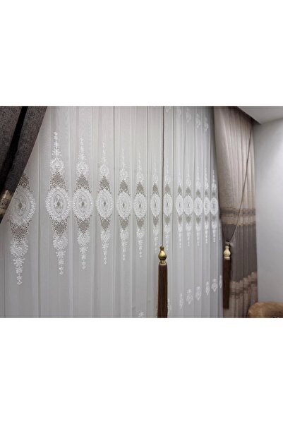 NİVEMESHOME MASAL 1/3 SIK PİLELİ TÜL PERDE APM