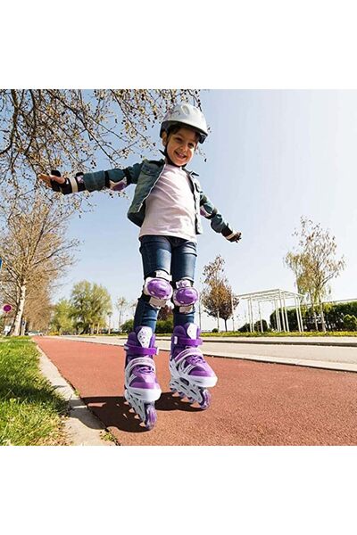 rexa 4-wheel Inline Skating Shoes With Full Light Up Wheels