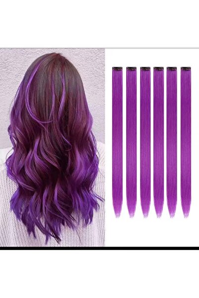 AresTokaAksesuar düz renk çıtçıt tokalı yan postiş saç aksesuarı tinsel saç