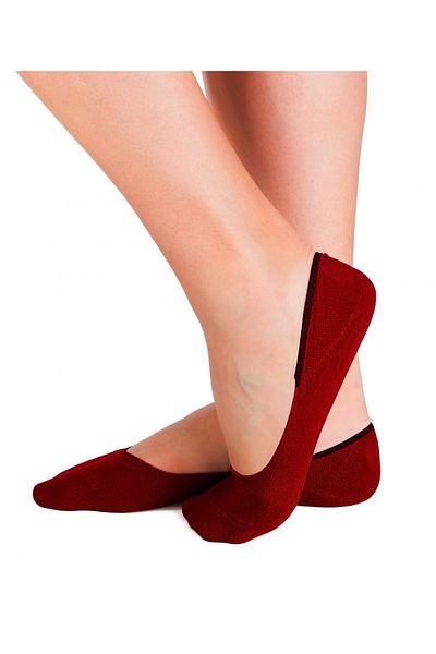 Pirin Hill Sosete Tip Talpici Super Invisible Socks X2 Bordeaux