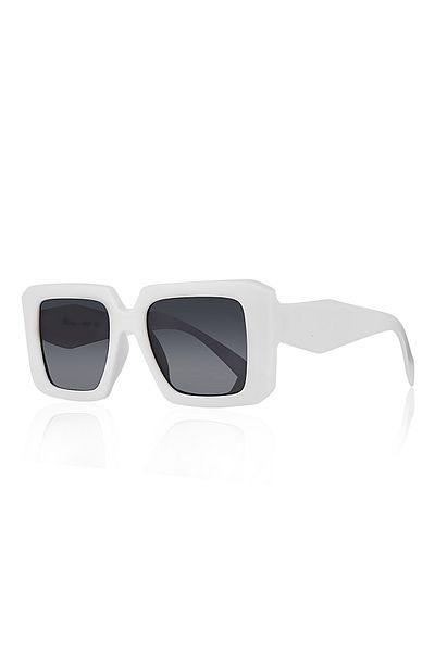 Kinary نظارات شمسية بيضاء 1056