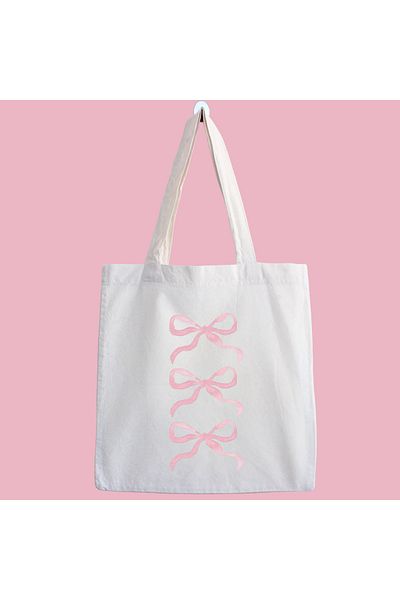 designedfy Bow Waterproof Printed Cloth Bag