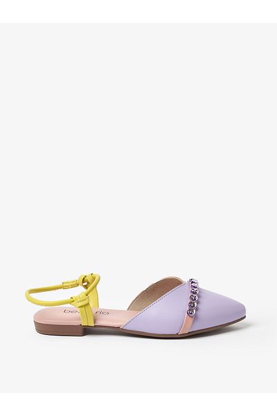 Beira Rio Ladies Low Heel Shoes Lilac | Made In Brazil