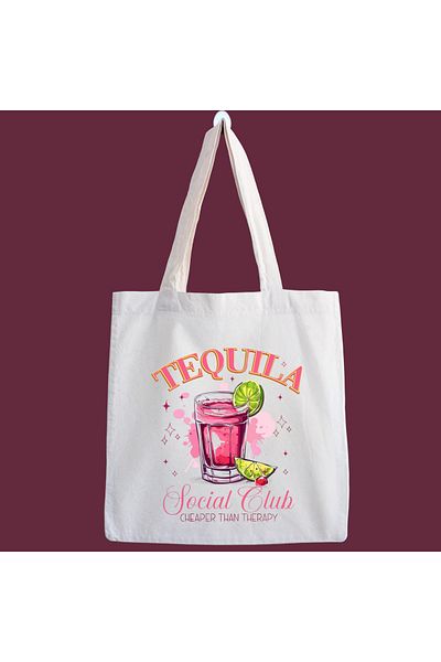 designedfy Tequila Waterproof Printed Cloth Bag
