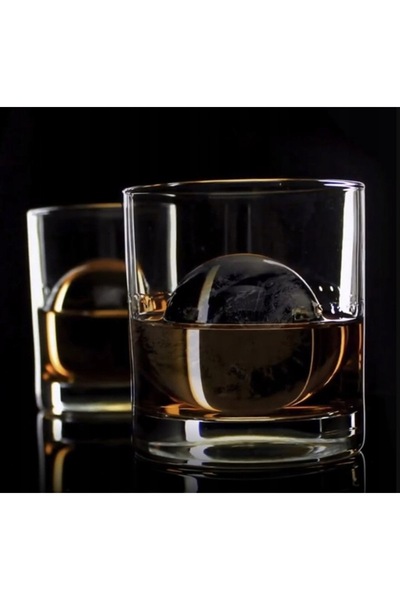 zola Silicone ice ball mold, 6 spaces, spherical shapes, 17.5x12.5x5 cm, black