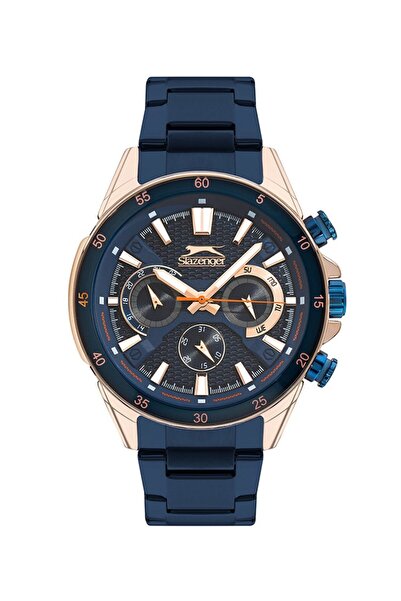 Slazenger Sl.09.2126.2.05 Quartz Steel Navy Blue 44 mm Men Wrist Watch