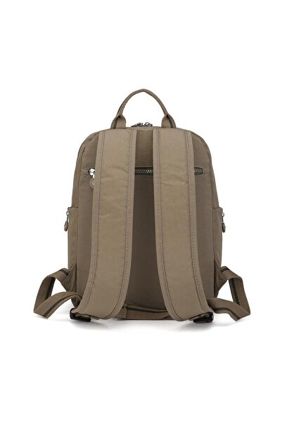 SMART BAGS Crinkle Fabric Waterproof Backpack Bc 1207 - Light Brown