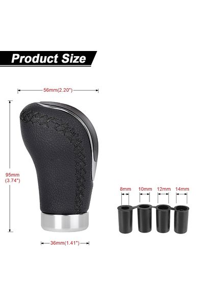 Space Gear knob 3 kinds of the number black stitch / ICVI187