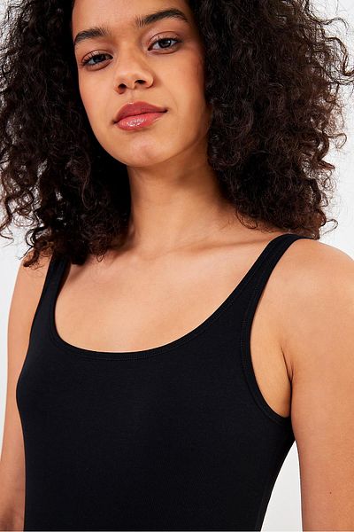 VENA Tricou de corp Marci, negru, slim fit