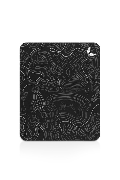 GoLite Clasic - 22x18 Topografie Negru Mouse Pad pentru birou mic Baza anti-alunecare Mousepad Mousepad mic