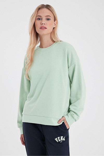 VENA Γυναικείο Rhona Island Tea Crew Neck Regular Fit 3 νήματα φούτερ