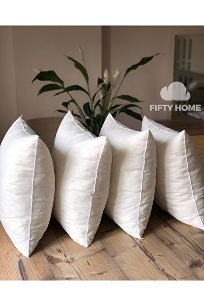 Fifty Home 4 Adet Kırlent Iç Yastık -kırlent Içi -Farklı Ebatlar-dolgusu 100% Kırpık Sünger- Kırlent Iç Dolgu