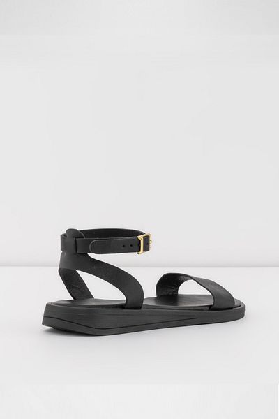 Aldo Megara-Tr - Genuine Leather Black Women's Sandals