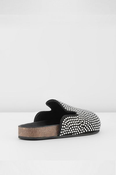 Aldo Epınal-Tr-Genuine Leather Black Women's Slippers