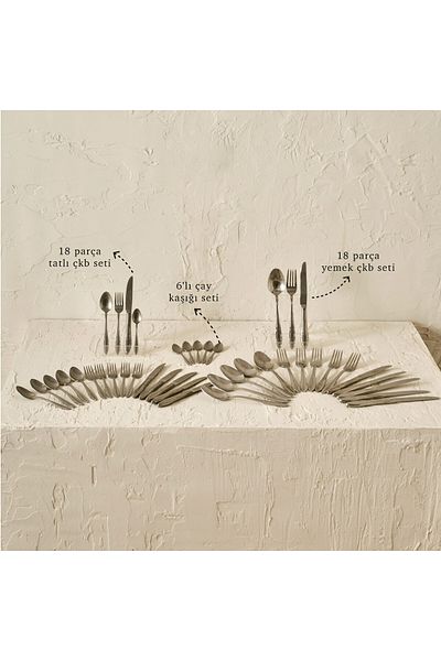 Bella Maison Vintage 42 Piece Fork Spoon Knife Set