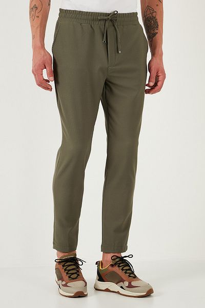 Buratti Stretch Regular Fit Κανονική μέση ίσιο πόδι Jogger Παντελόνι Ανδρικό παντελόνι Cf25617953