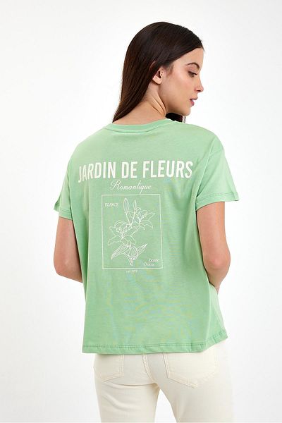 VENA Γυναικείο T-Shirt Jardin Çağla με εκτύπωση - Κοντό γιακά
