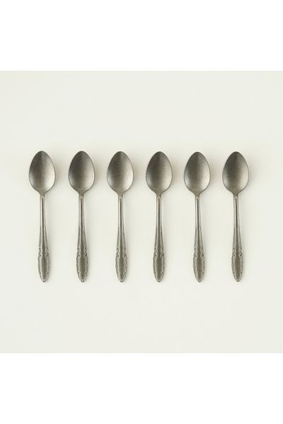 Bella Maison Vintage Teaspoons Set of 6 Silver (11 cm)