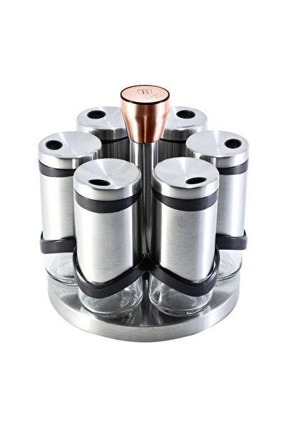 Berlinger Haus Sada 7 koření v otočném stojanu, edice Moonlight, nerezová ocel