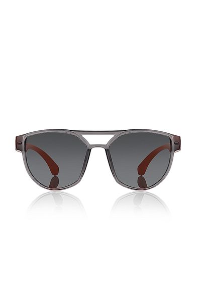 Kinary Children's Sunglasses Smoked Frame Orange Handle 4013