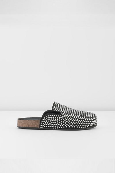 Aldo Epınal-Tr-Genuine Leather Black Women's Slippers