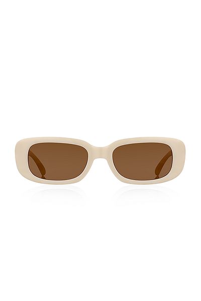 Kinary Unisex Sunglasses Cream Shiny 1047