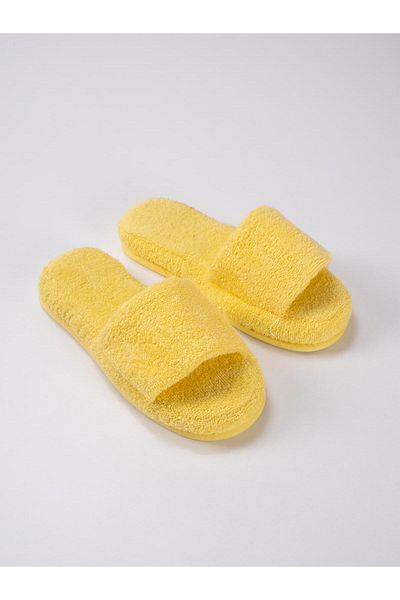 Ender Home Maternity Slippers - Towel, Non-Slip and Thick Open Toe Bathroom Home Hotel