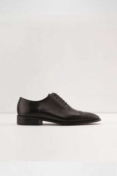 Aldo Мъжки оксфордски обувки Cunningham-tr-естествена кожа, черни