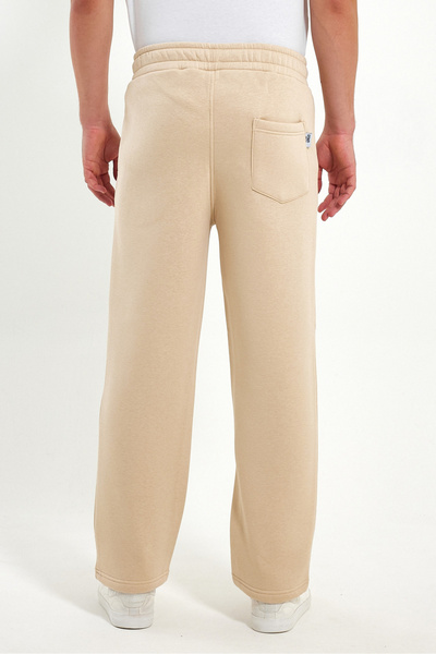 AMAZING CRASH Straight Leg Baggy Fit Ribbed Sweatpants