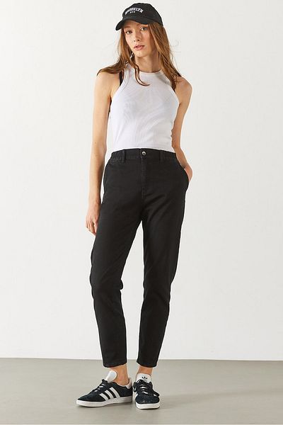 VENA Norah Carbon Black Elastic Waist Jeans - Carbon Black