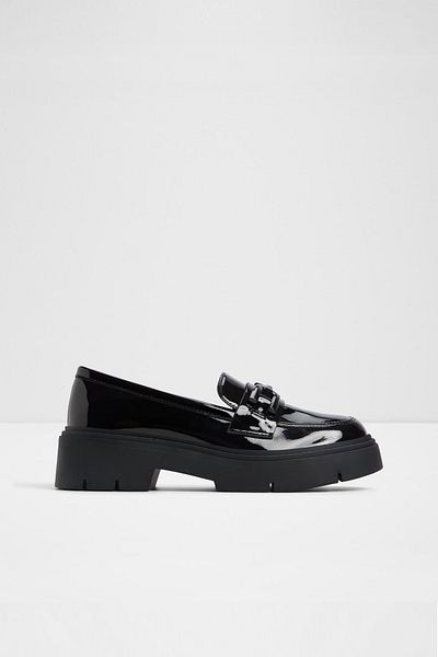 Aldo Mazey - Γυναικείο Faux Leather Μαύρο Flat Loafer & Moccasin
