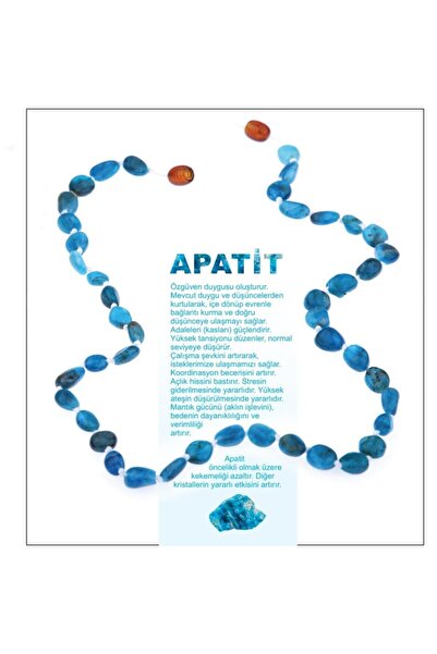 OSMANLI DOĞAL TAŞ قلادة أباتيت طبيعية معتمدة