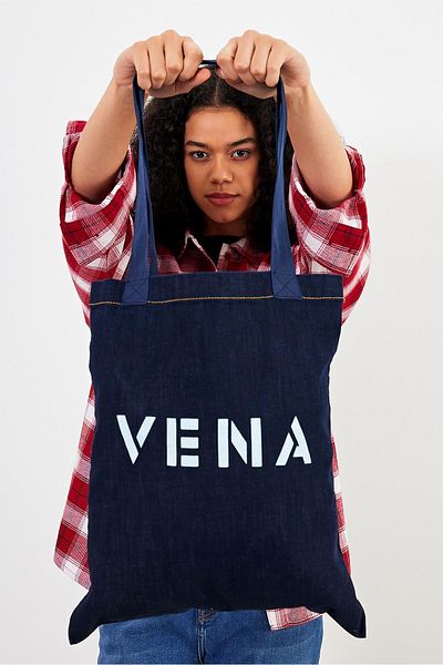 VENA Unisex Denim Bag