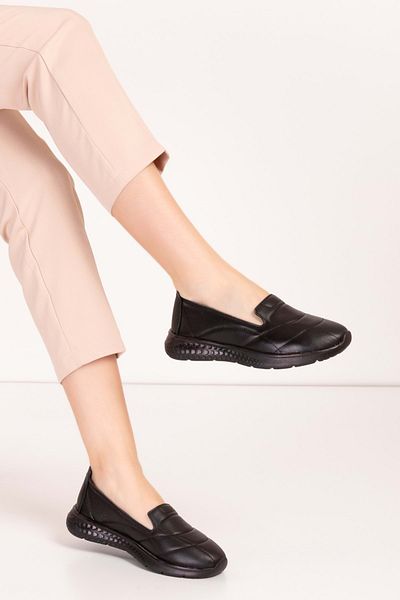 Gondol Genuine Leather Inside and Outside Faylon Sole Lightweight Ballerina Shoes Sc.1210