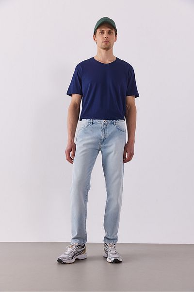 VENA Pantaloni de jeans Smith Sky Blue Tapered Fit - SKY BLUE