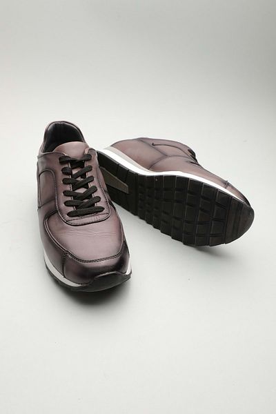 Gondol Bărbați din piele naturală Classic Casual Gri 39 Ttx.523