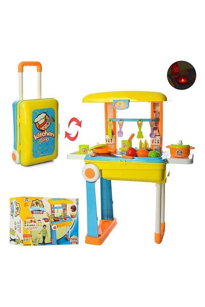 BabyCara Little Chef Kitchen Set 2-in-1 Travel Suitcase