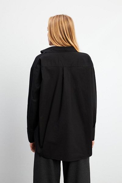 VENA Cămașă de damă Rose Black Regular Fit