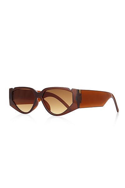 Kinary Women's Sunglasses Brown Shiny 1051