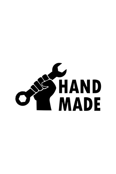 Reysa Tasarım Hand Made Car Sticker 17X17 cm White