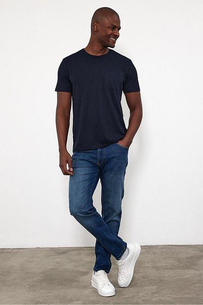 VENA Smith Green Cast Tapered Fit Jeans - Green Cast