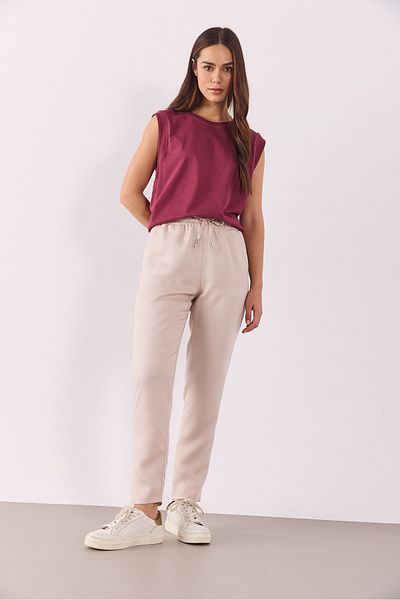 VENA Alian Beli Lastikli Plaj Pantolonları (TENCEL)(TM) - ΠΕΤΡΑ