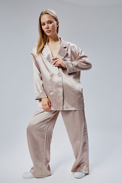 Bolivente Σετ Σατέν Μινκ Oversize