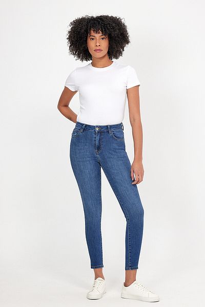 VENA Pantaloni skinny Gabriella Dirty Dark Blue - Dirty Dark Blue